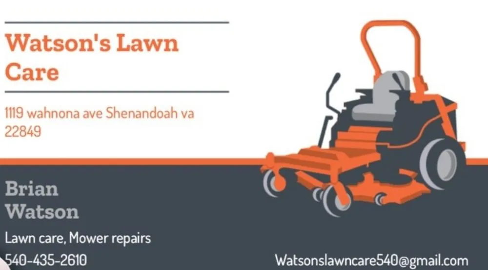Top-rated lawn mowing service in Shenandoah, VA - Watson's Lawn Care