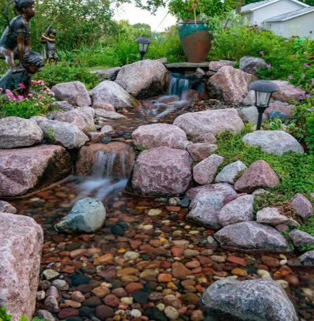 Custom landscaping services for beautiful yards in Charlestown, IN by Watson's Water Features