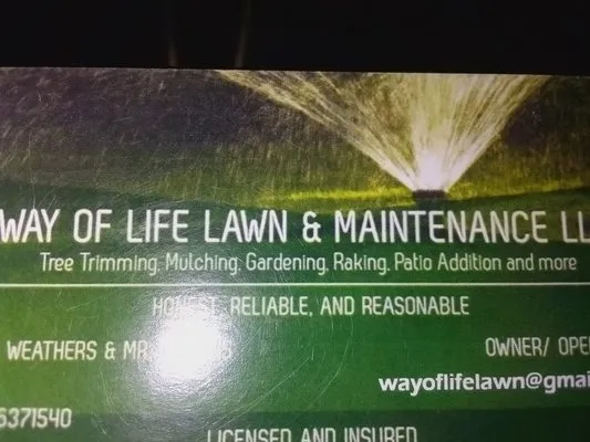 Way of Life Lawn & Maintenance Logo