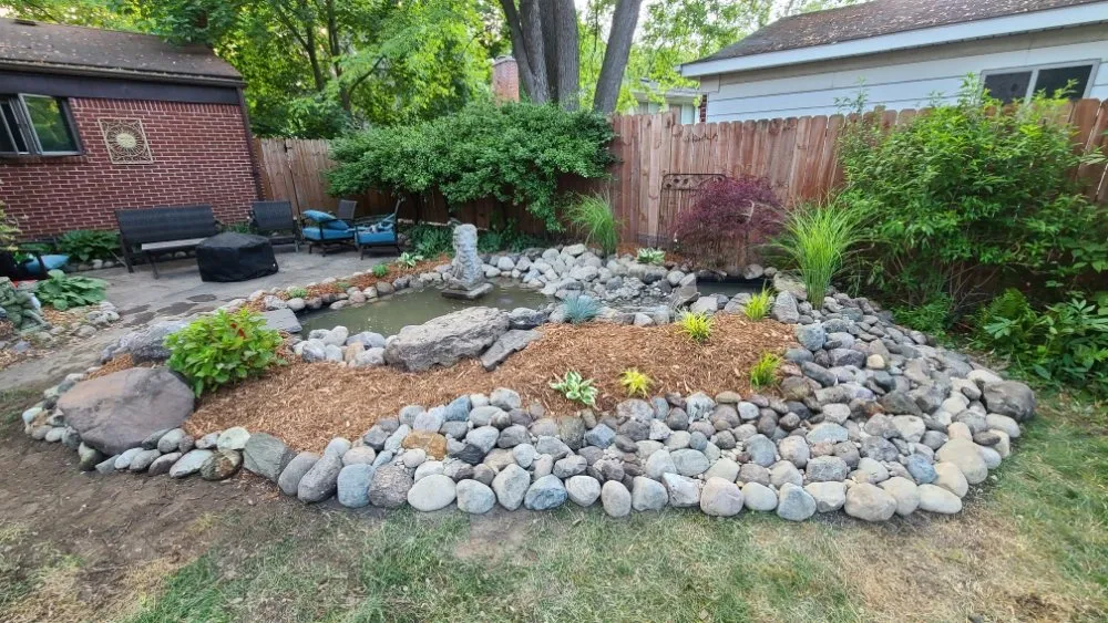 Custom landscape installation in Swartz Creek, MI - Waybrant and Son Landscaping