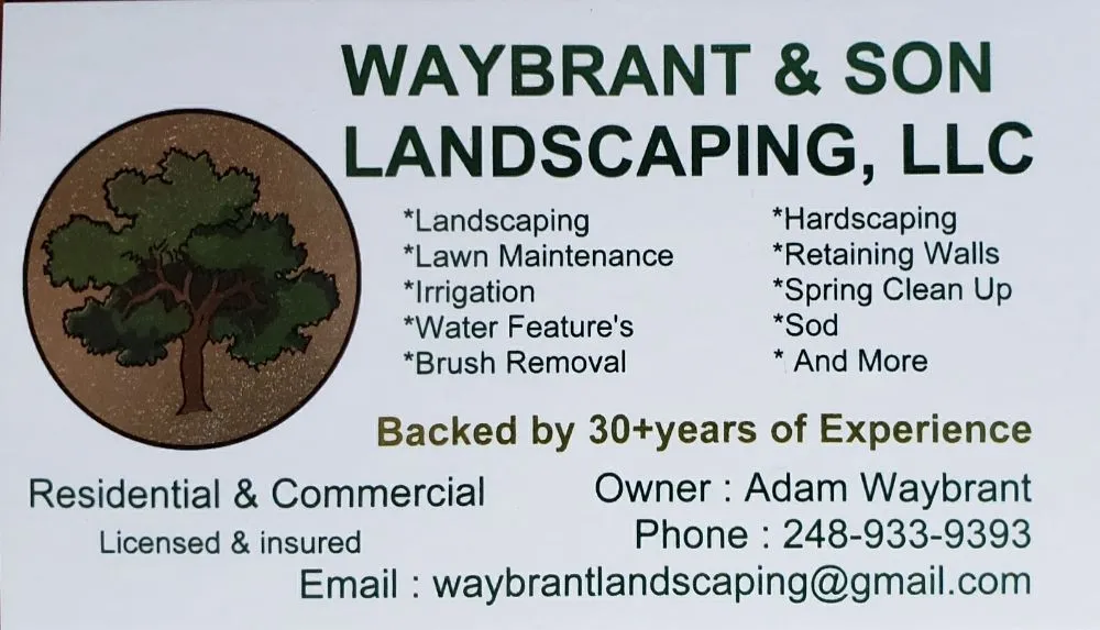 Expert residential landscaping for beautiful yards in Swartz Creek, MI by Waybrant and Son Landscaping