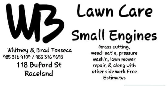 WB Lawn Care Logo