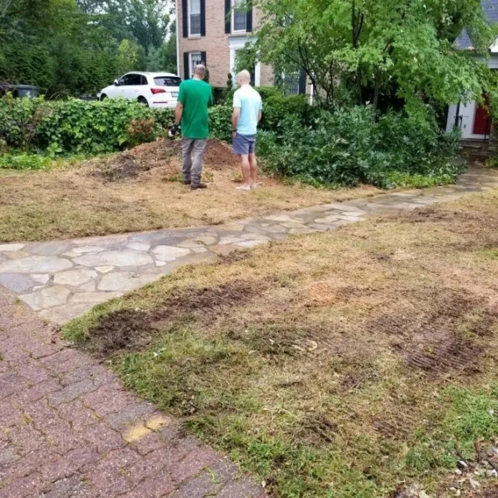 Custom yard cleanup service for outdoor upgrades in Manassas, VA by Wd Giampa Lawns & Landscape