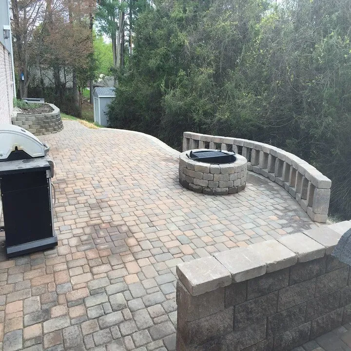 Custom landscape design for year-round maintenance in Rocky Mount, VA by WDR Hardscapes & Land Designs