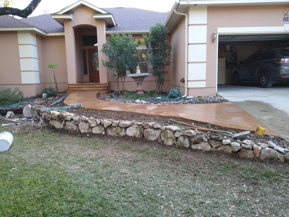 Reliable outdoor landscaping in San Antonio, TX by We Can Rock It