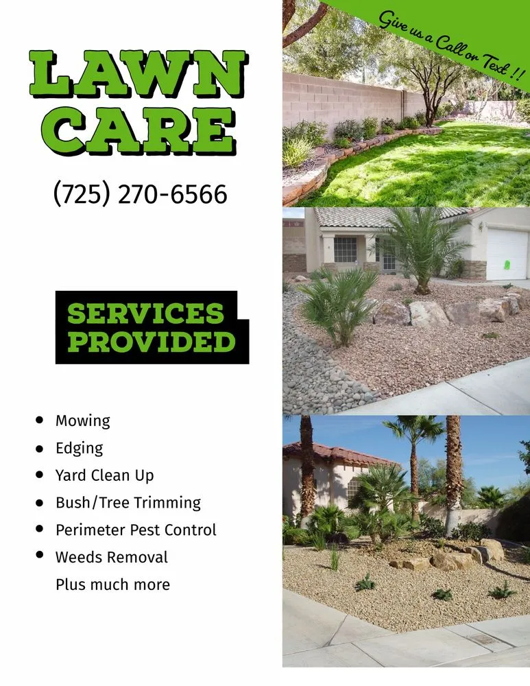 Local yard cleanup service in LAS VEGAS, NV - We Care Lawn Care