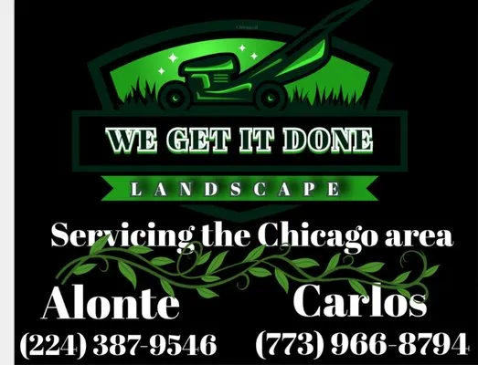 We Get It Done Landscape Logo