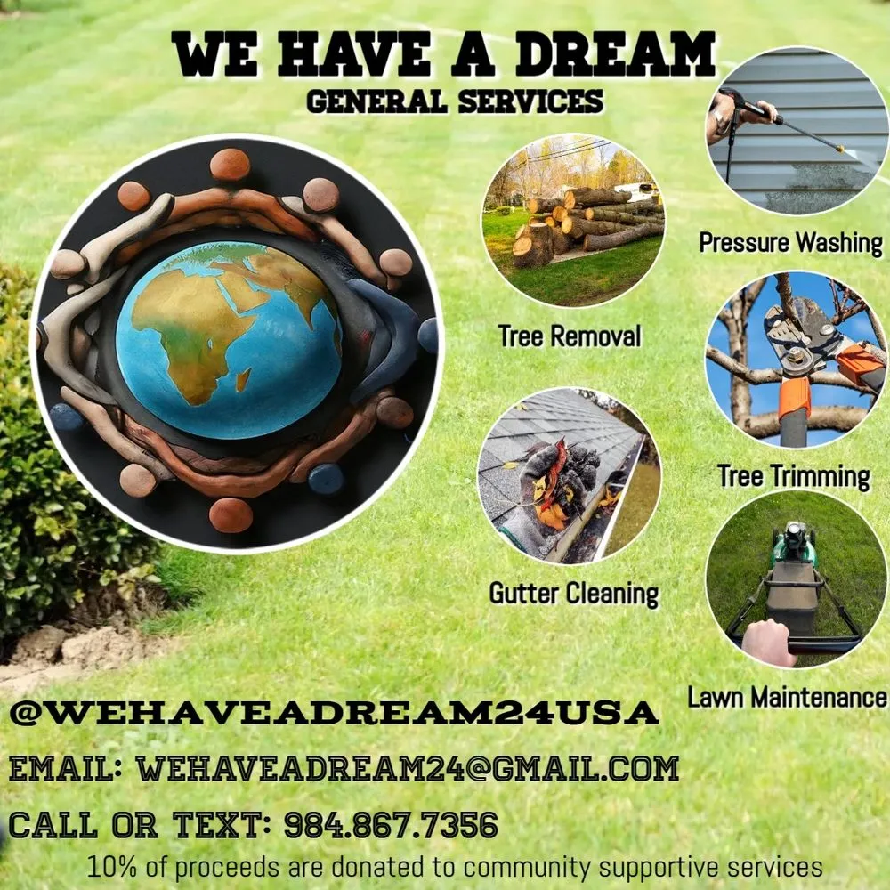 Professional outdoor landscaping in Carroboro, NC - We Have A Dream