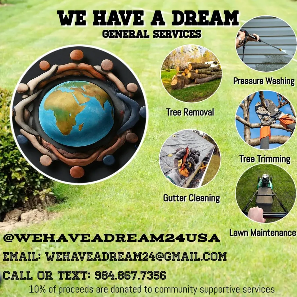 Top-rated landscaping services in Carroboro, NC - We Have A Dream