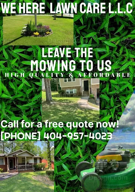Local outdoor landscaping for beautiful yards across Atlanta, GA - We Here Lawn Care