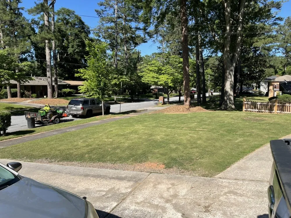 Expert garden landscaping for residential properties across Atlanta, GA - We Here Lawn Care