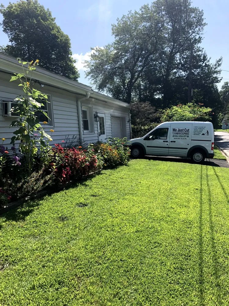 Local landscape installation with custom design in Turnersville, NJ by We Just Cut