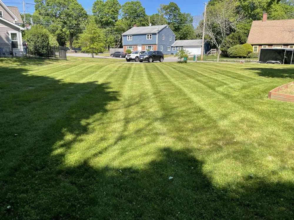 Professional yard maintenance with custom design across Middleborough, MA - We Landscape