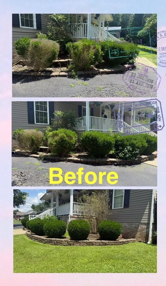 Custom landscape design in Paducah, KY by We Mow
