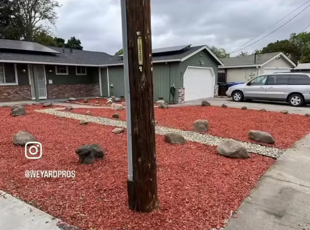 Custom outdoor landscaping with custom design in Sunnyvale, CA by We Yard Pros