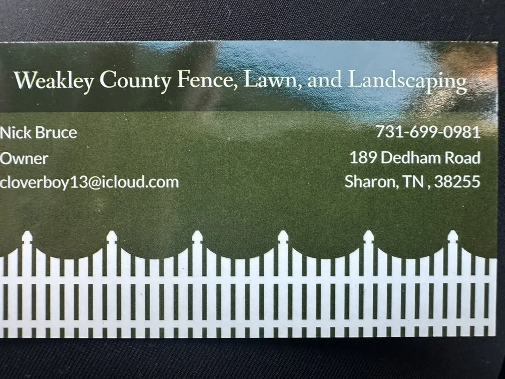 Reliable residential landscaping experts serving Sharon, TN - Weakley County Fence