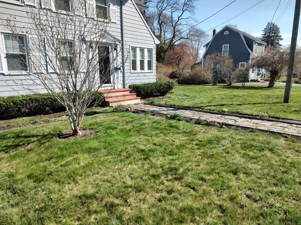 Reliable lawn care service for residential properties in South Portland, ME by Weavs Landscaping