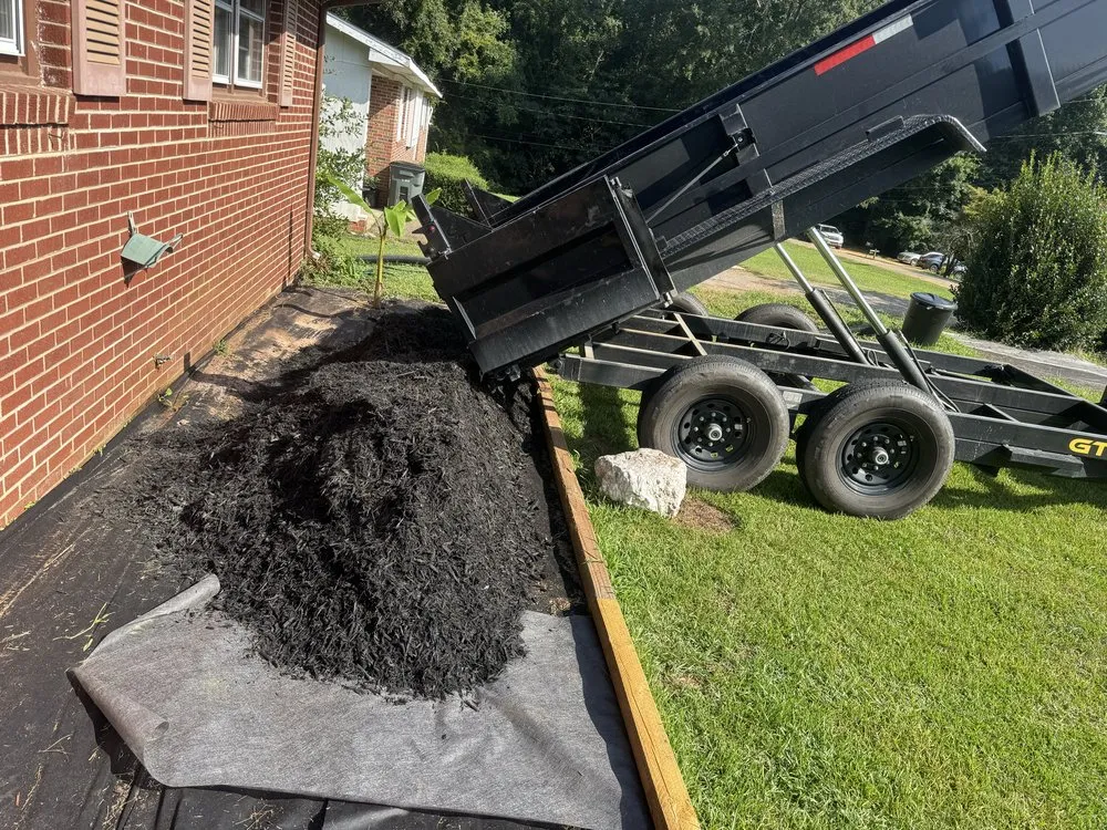 Affordable landscape design for residential properties in Rockingham, NC by Webbs Groundwork’s