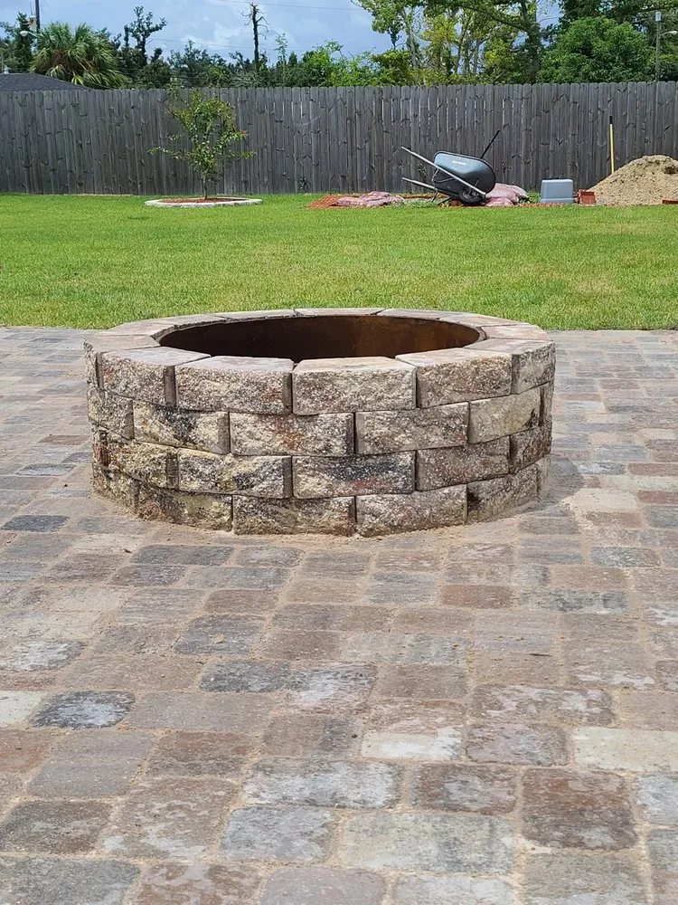 Custom landscape design in Panama City, FL by Webb's Land Management