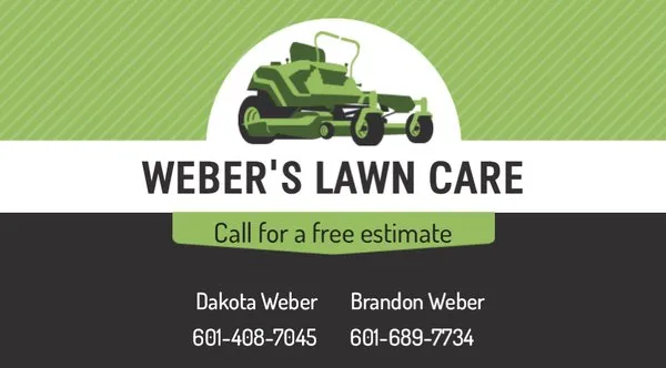 Weber’s Lawn Care Logo
