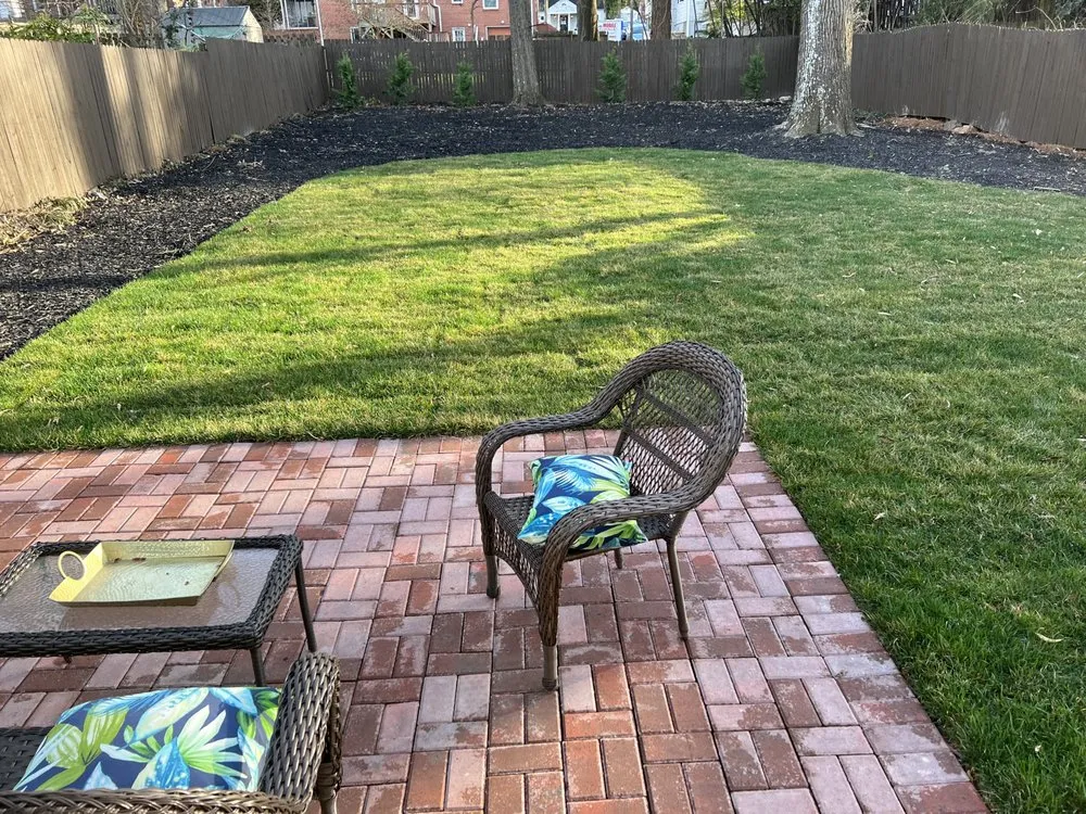 Custom landscape installation with custom design across Greensboro, NC - Webster Landscapes