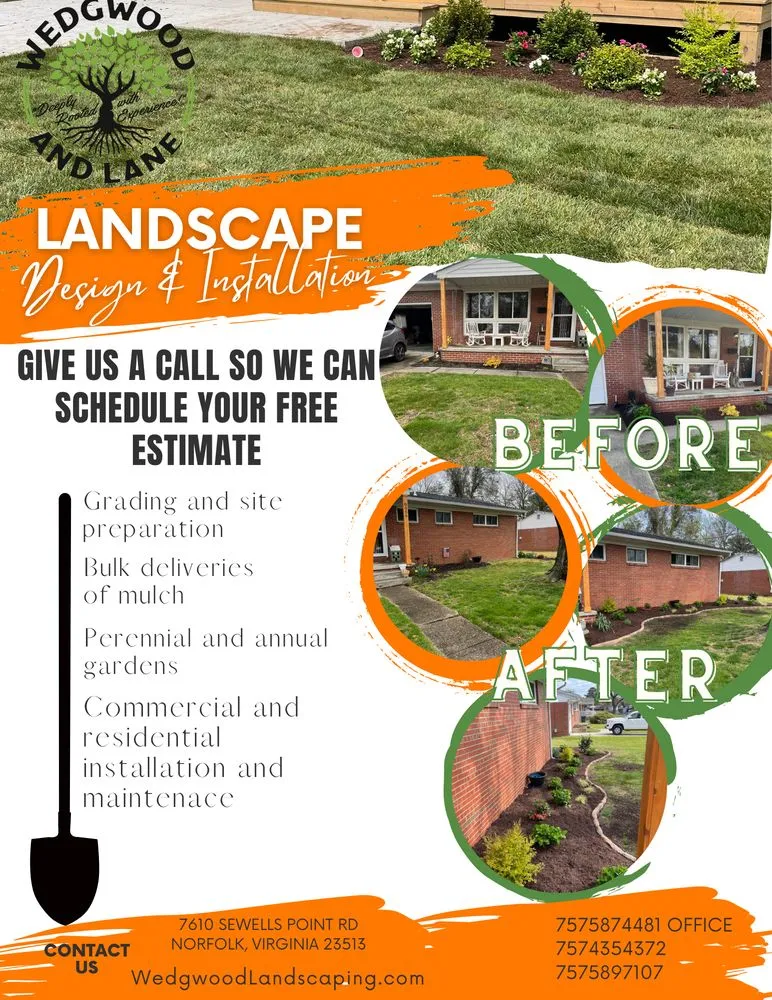 Local yard cleanup service for residential properties across Norfolk, VA - Wedgwood Garden Center