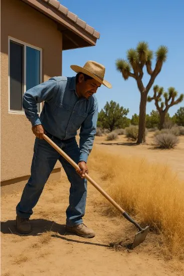 Expert landscape installation for homes in Hesperia, CA by Weed Abatement Service