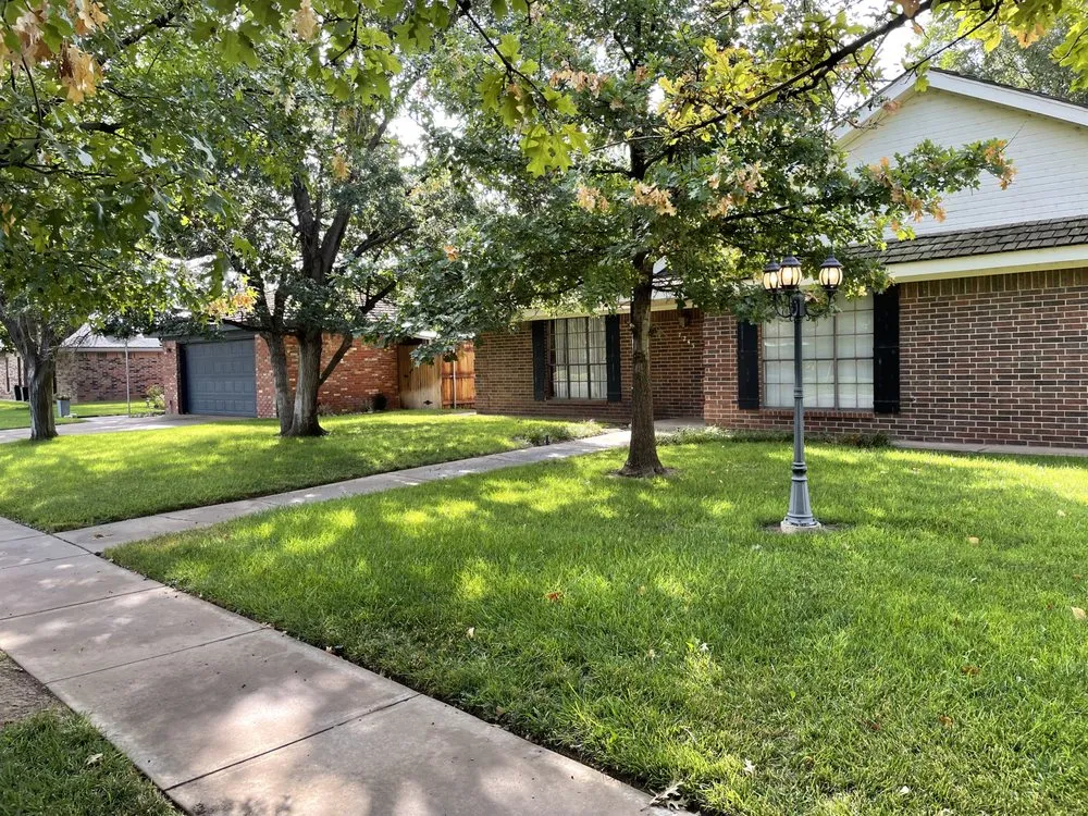 Custom landscape installation in Amarillo, TX - Weed Man