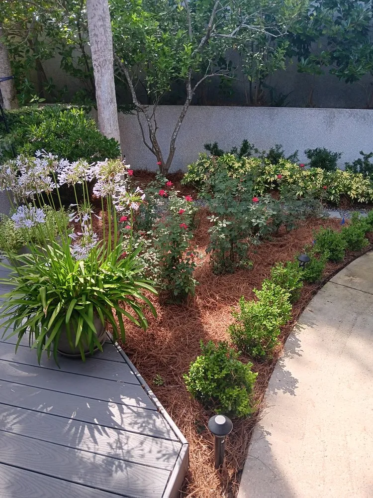 Professional garden landscaping for homes in Yulee, FL by Weed Pullers - Odd Jobs