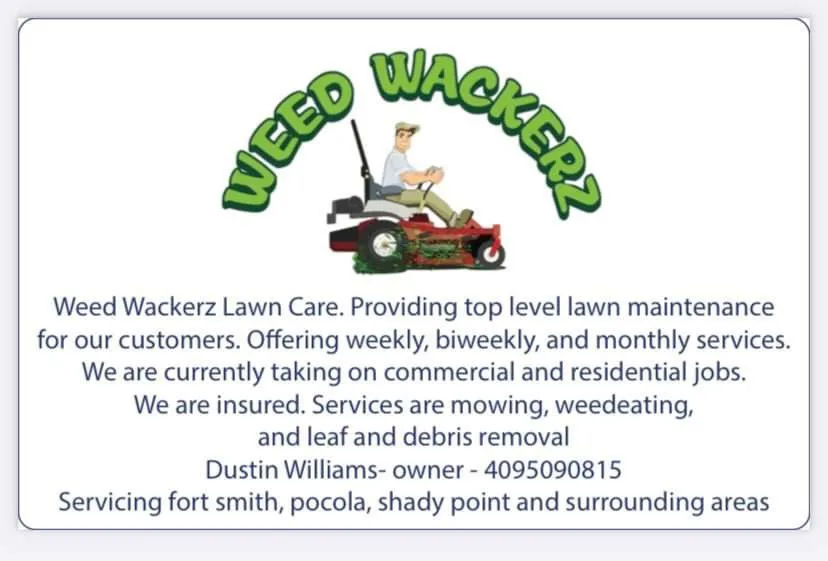 Expert lawn care service near you in Pocola, OK by Weed Wackerz Yard Care
