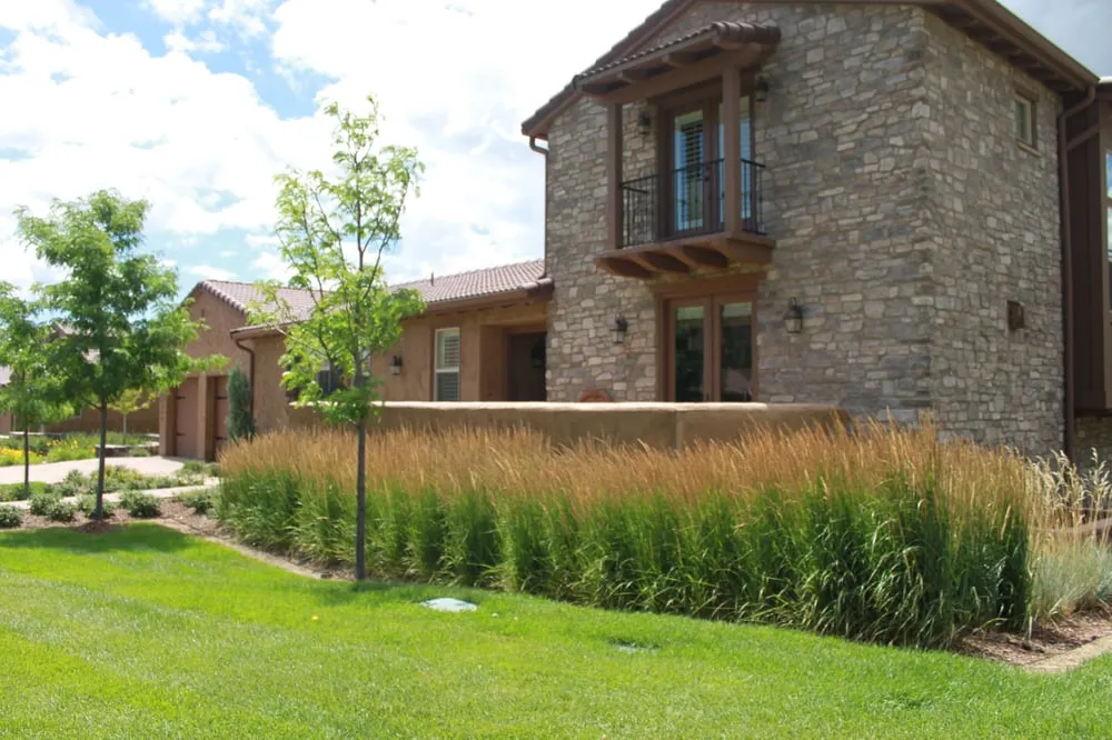 Custom lawn mowing service with custom design across Colorado Springs, CO - Weisburg Landscape Maintenance