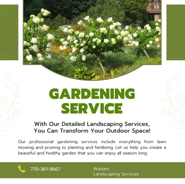 Reliable yard cleanup service in Canton, GA - Weisert Landscaping Services