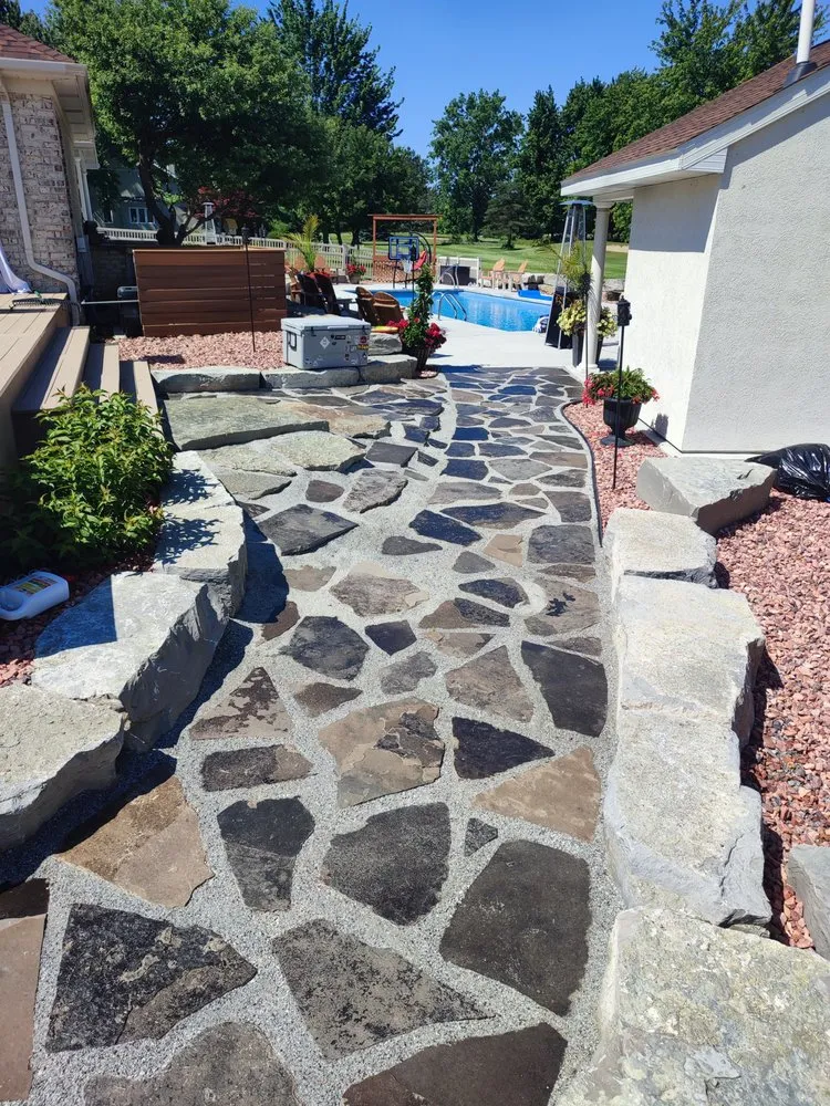 Professional residential landscaping in Bay City, MI by Weiss Property Management