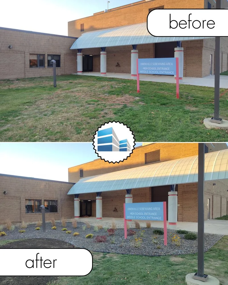 Expert garden landscaping in Bay City, MI by Weiss Property Management