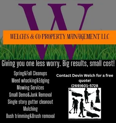 Welch's & Property Management Logo