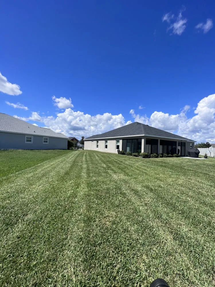Custom landscape installation for year-round maintenance in Bronson, FL by Welcome Home Realty & Lawn Care Services