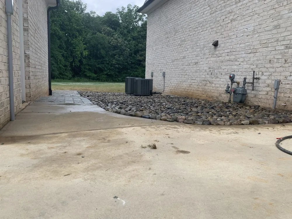 Affordable landscape installation for beautiful yards in Lexington, NC by Weldon property management