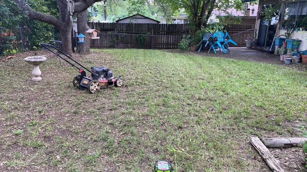 Professional lawn care service for residential properties in San Antonio, TX by Well Done All in One