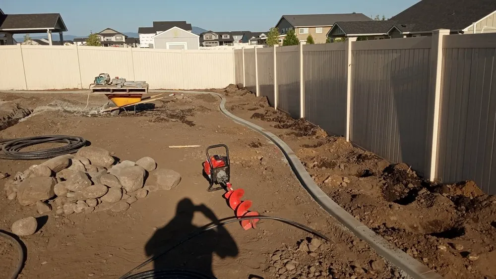 Custom landscape installation in Post Falls, ID by Welling Excavation and Landscaping