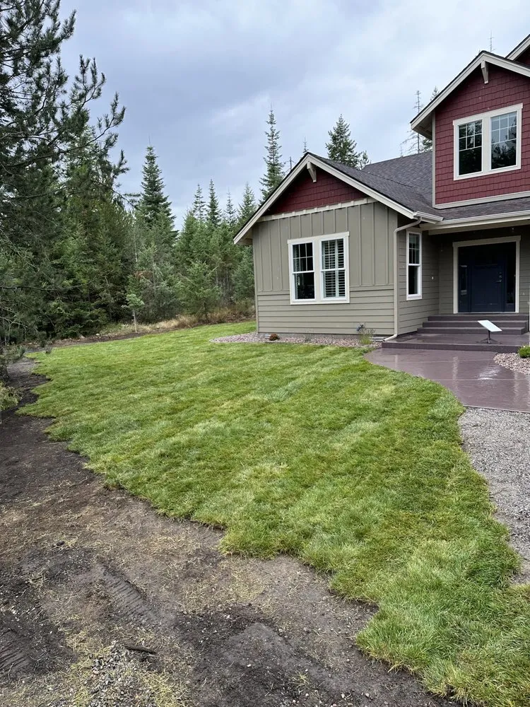Professional residential landscaping in Post Falls, ID by Welling Excavation and Landscaping