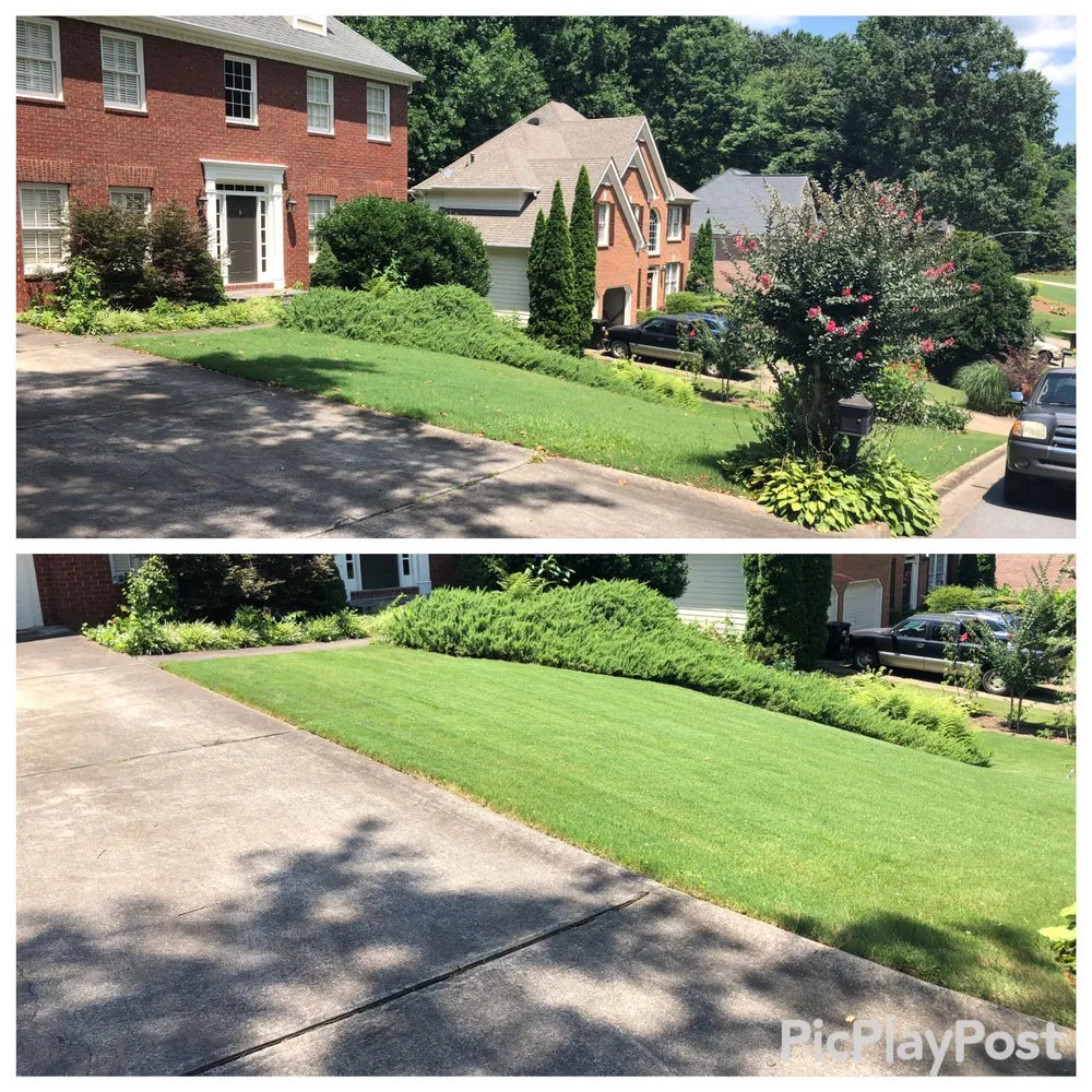 Professional residential landscaping in Woodstock, GA by Wells Landscape & Design