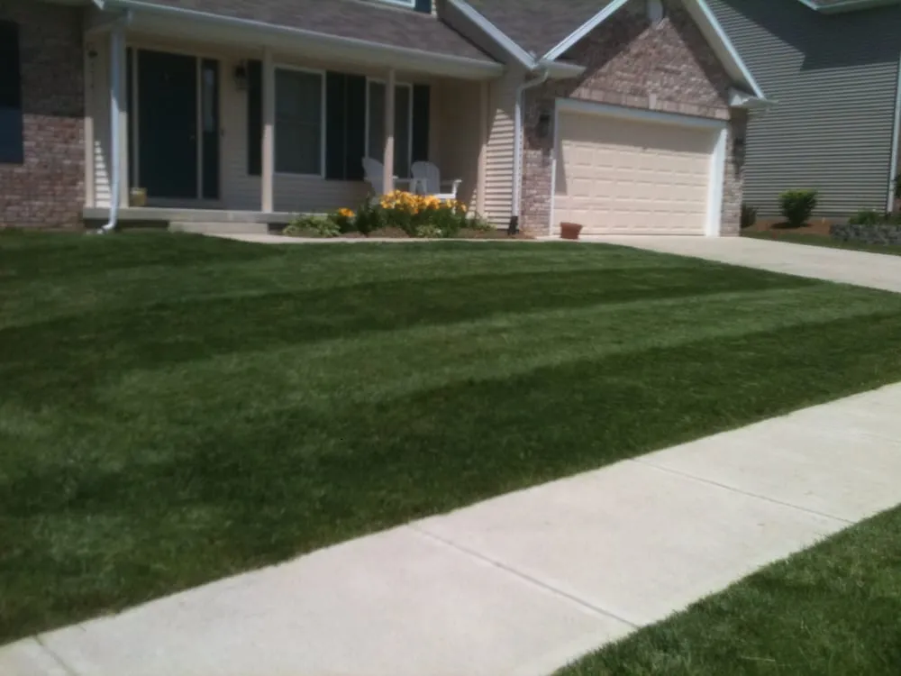 Custom landscape installation in Bloomington, IN by Wells Lawn Care & Landscaping
