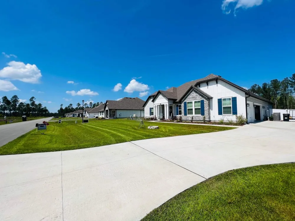 Custom outdoor landscaping with custom design across Fernandina Beach, FL - Wells Lawn Maintenance