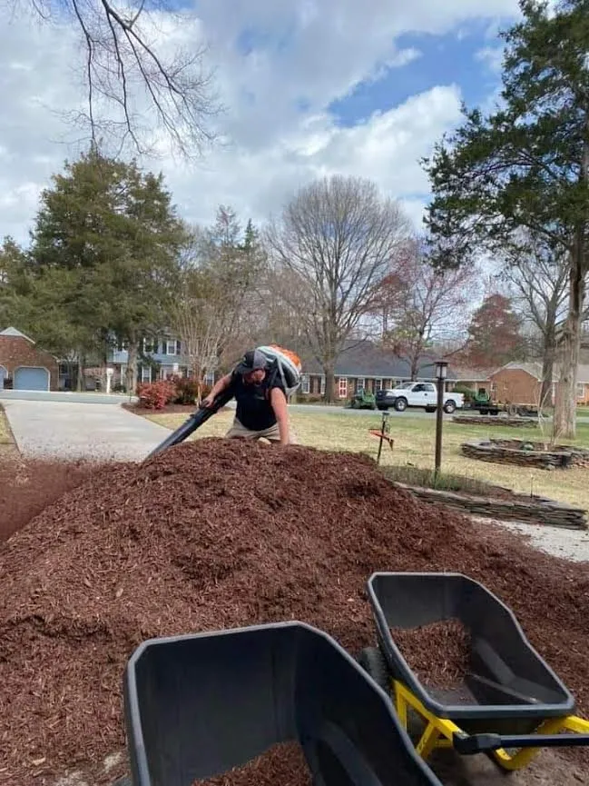 Affordable landscape installation in Glen Raven, NC by Wemow
