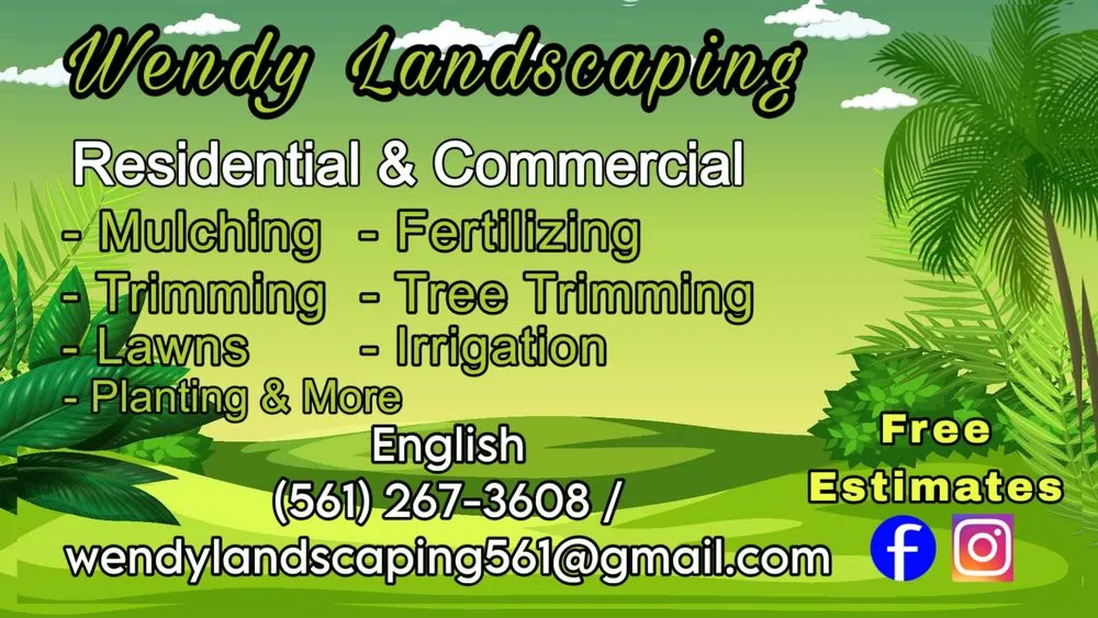 Affordable landscape design in West Palm Beach, FL - Wendy Landscaping
