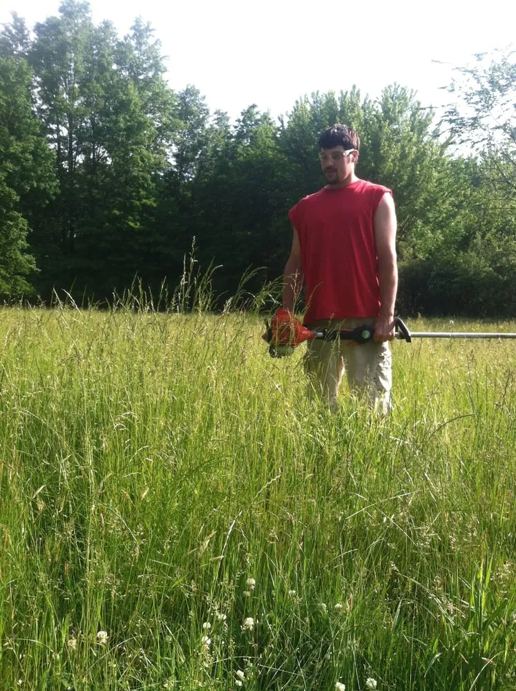Expert lawn mowing service in Richmond Heights, OH by We're Outside