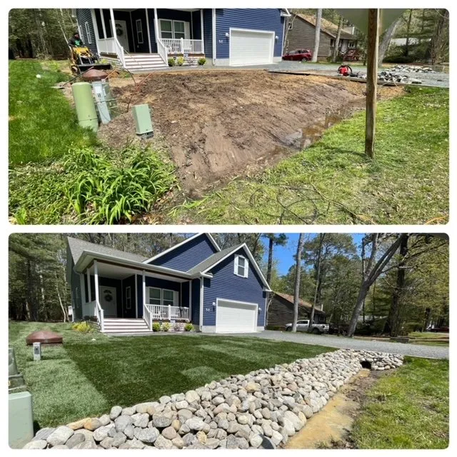 Custom lawn mowing service for residential properties in Ocean Pines, MD by Werner Lawn And Garden