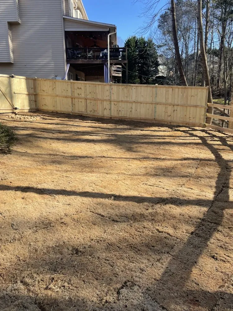 Affordable outdoor landscaping in Acworth, GA by Wesley Willard Grading
