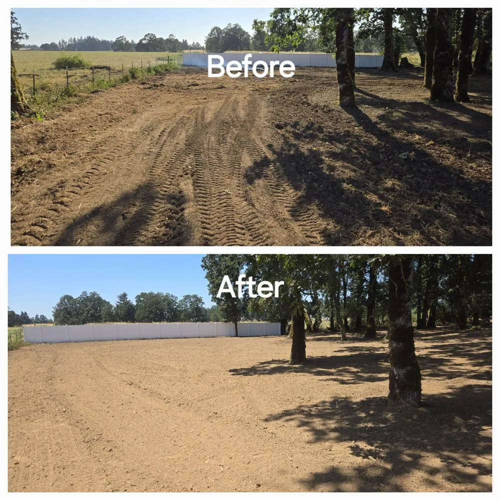 Expert landscaping services with custom design in Lebanon, OR by Wesley's Tractor Service