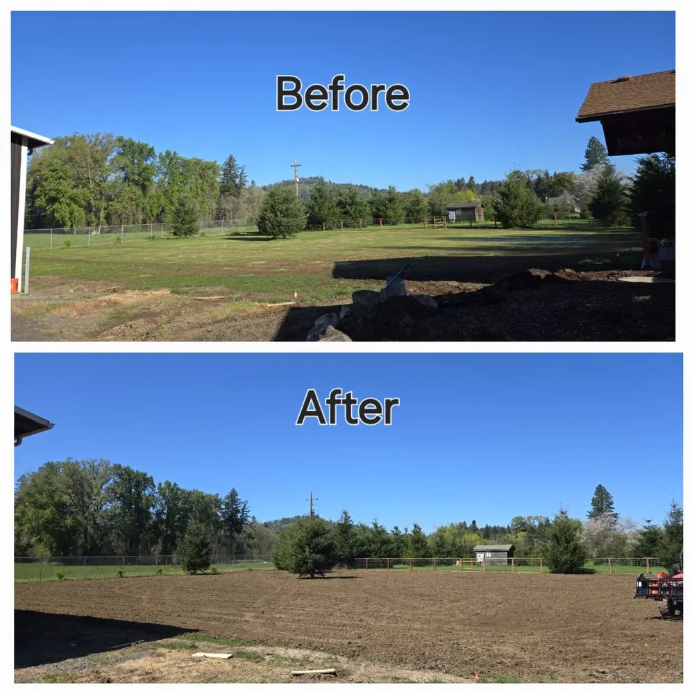 Reliable landscape installation for beautiful yards in Lebanon, OR by Wesley's Tractor Service